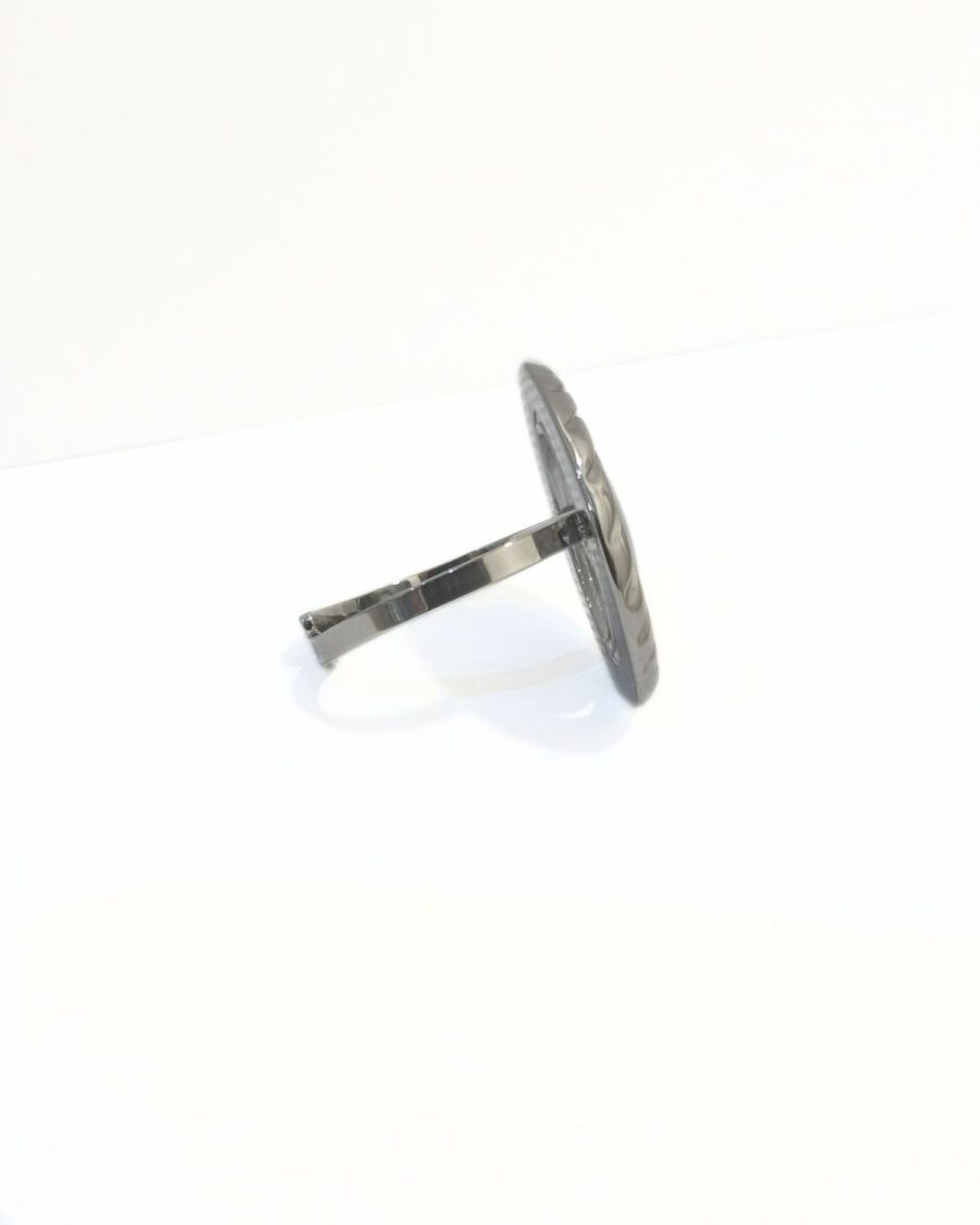 Bague femme acier argenté Gerda