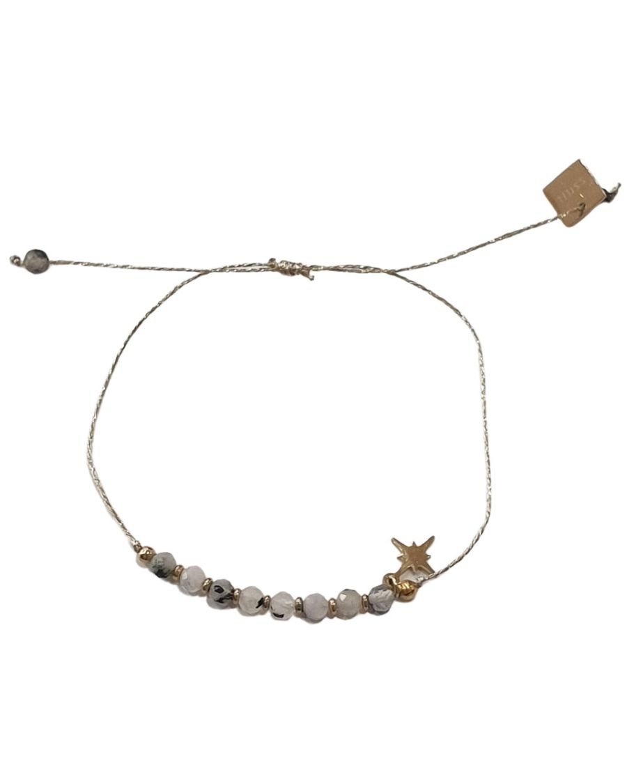 Bracelet Pierre de lune acier