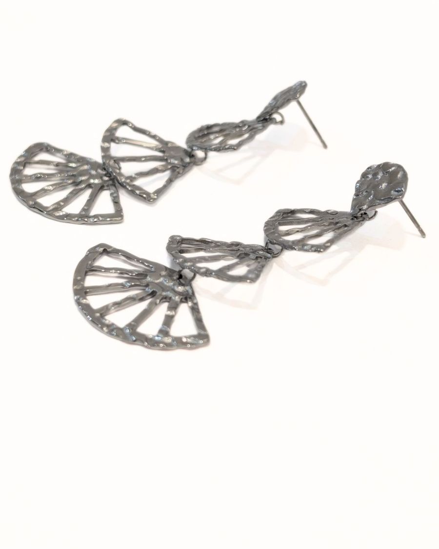 Boucles d'oreilles femme acier Liseron