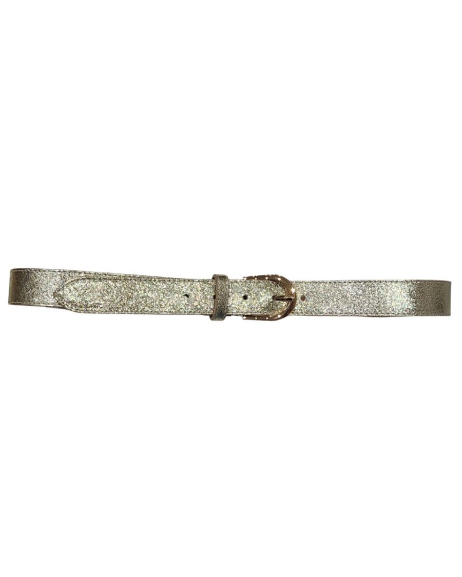 Ceinture femme cuir dorée boucle dorée Vega