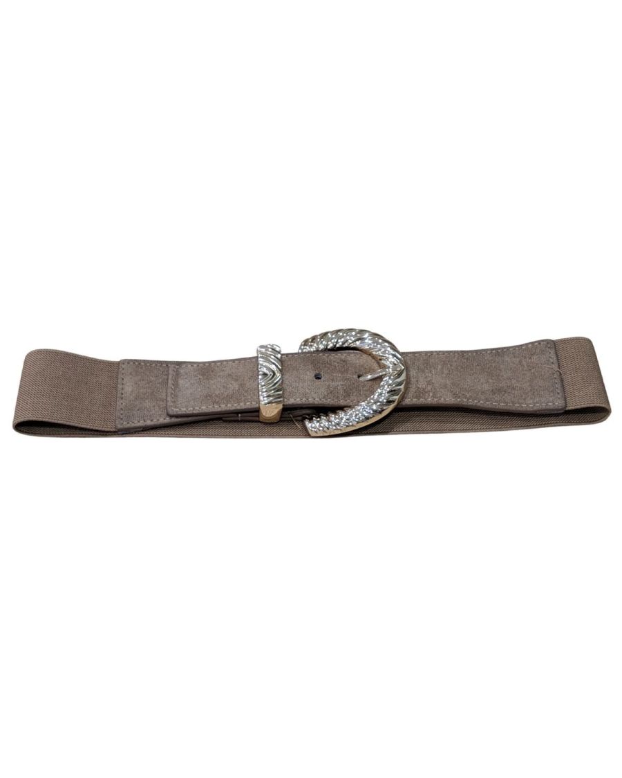 Ceinture élastique boucle dorée ciselée Hortense
