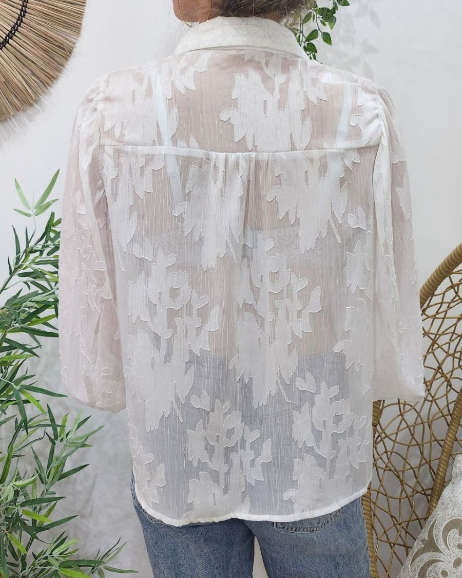 Chemisier femme blanc Lorelei