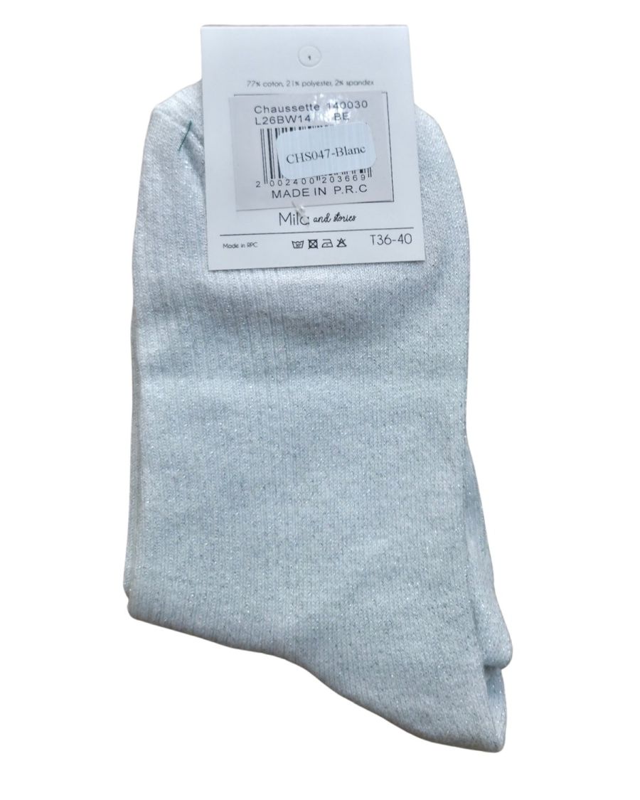 Chaussettes à paillettes ROSE ADDICT