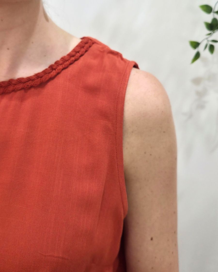 Ensemble femme torsadé Terracotta Serafina