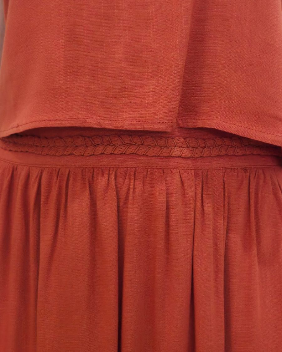 Ensemble femme torsadé Terracotta Serafina