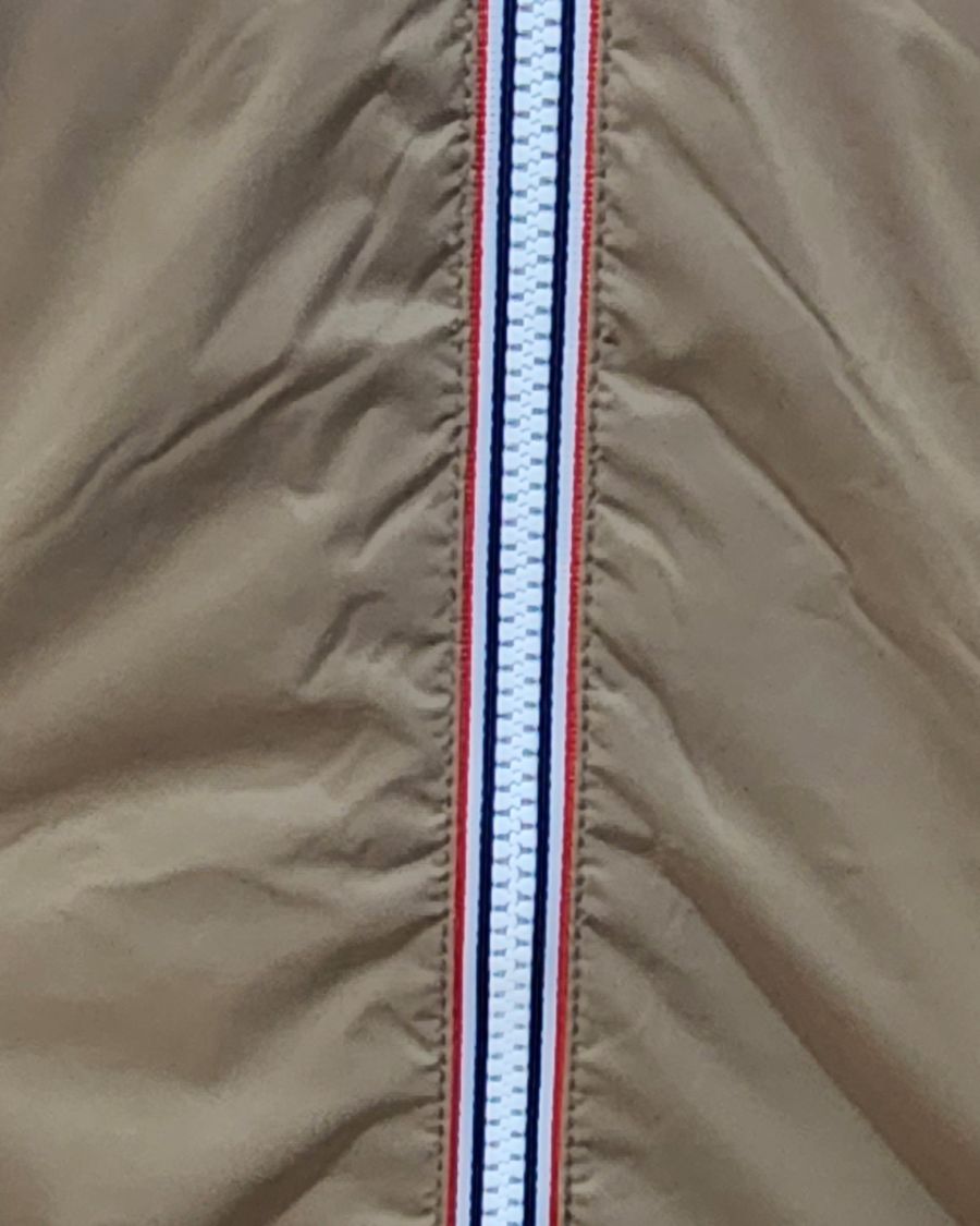 Parka doudoune femme longue épaisse réversible camel et dorée