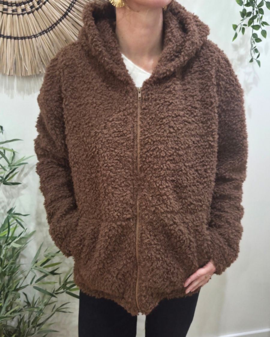 Manteau femme bouclette SUNDAY social club