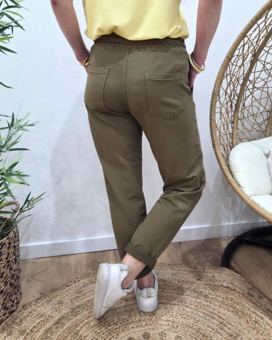 Pantalon kaki Maeve