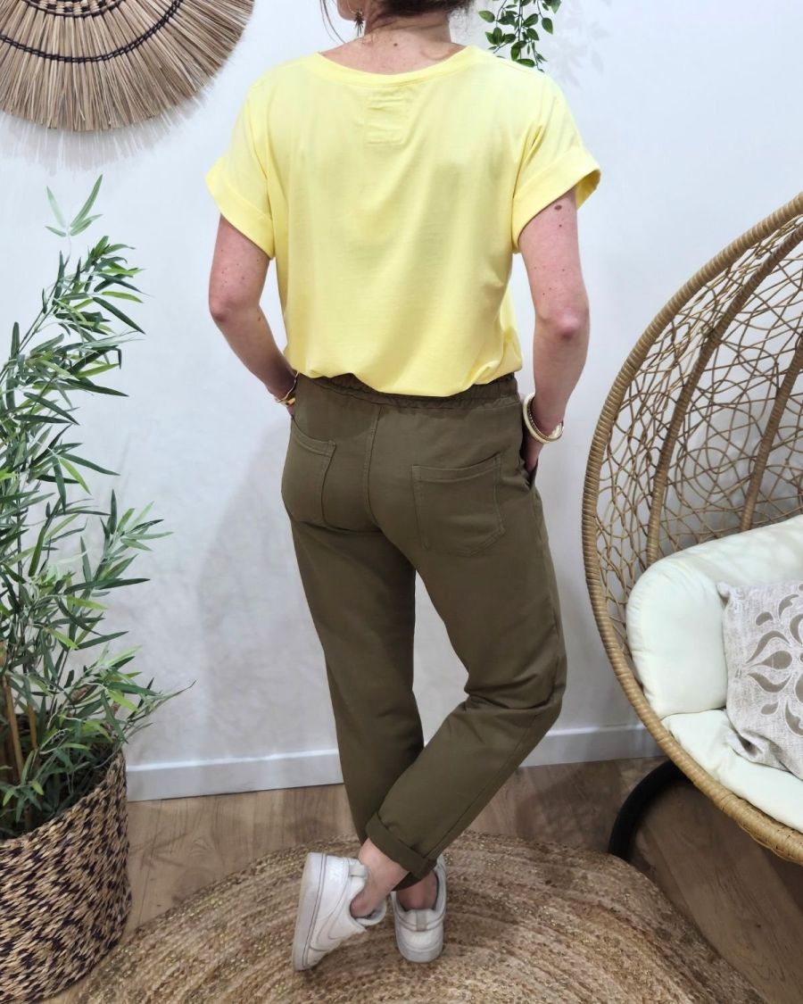 Pantalon kaki Maeve