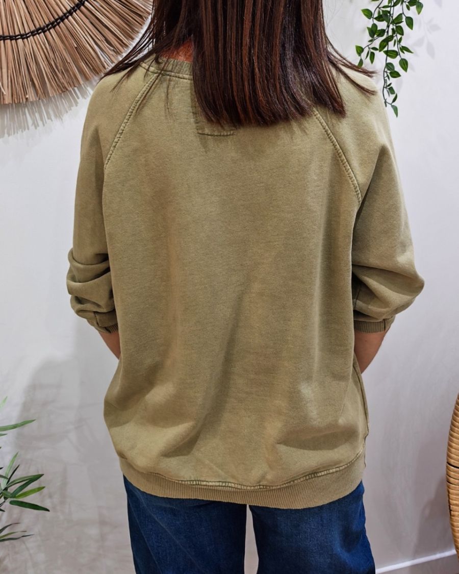 Sweat femme manches courtes ICONIC étoile