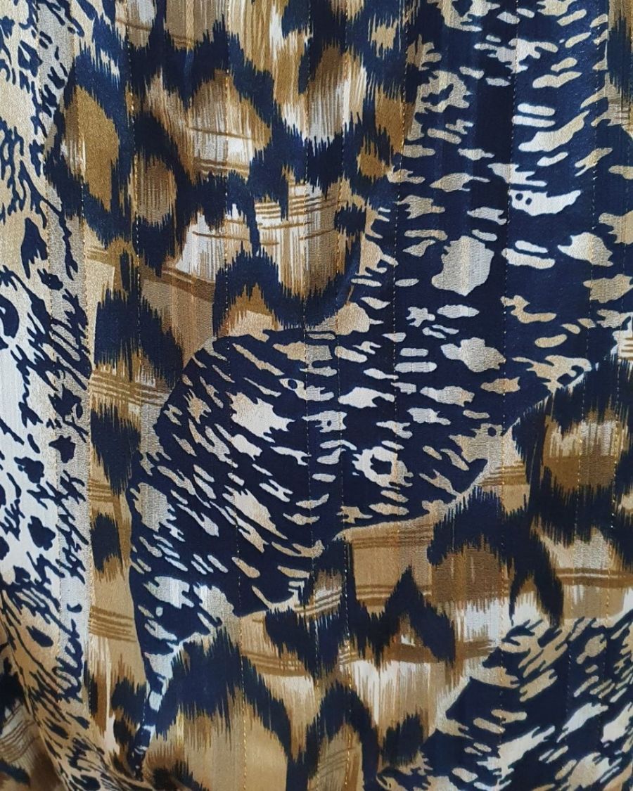 Robe longue femme bleu marine Elana