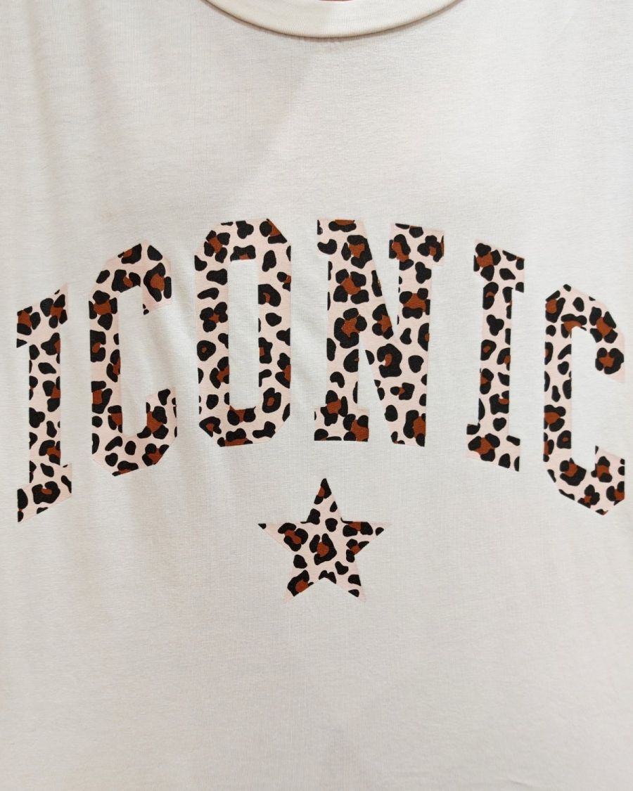 T-shirt manches longues Iconic léopard 