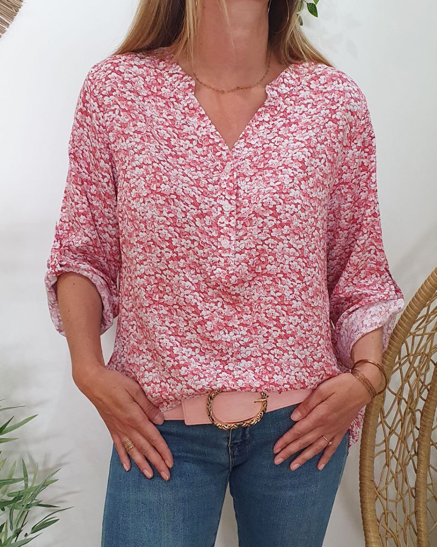 Tunique femme Mireille rose