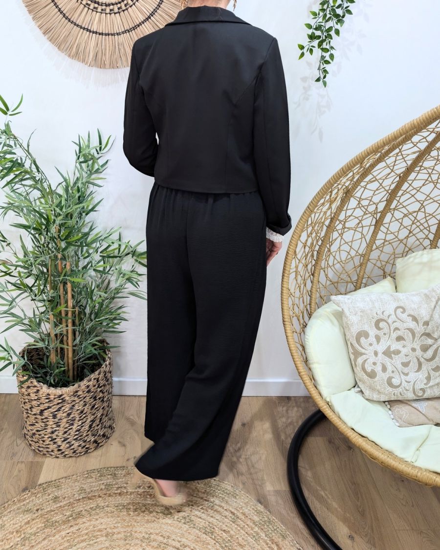 Demi Blazer femme noir