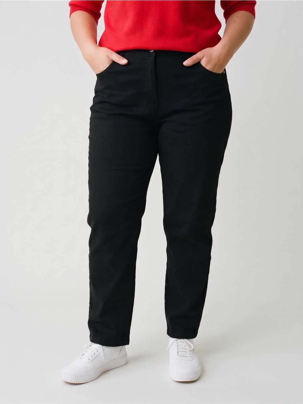 Jean femme mom noir Lova