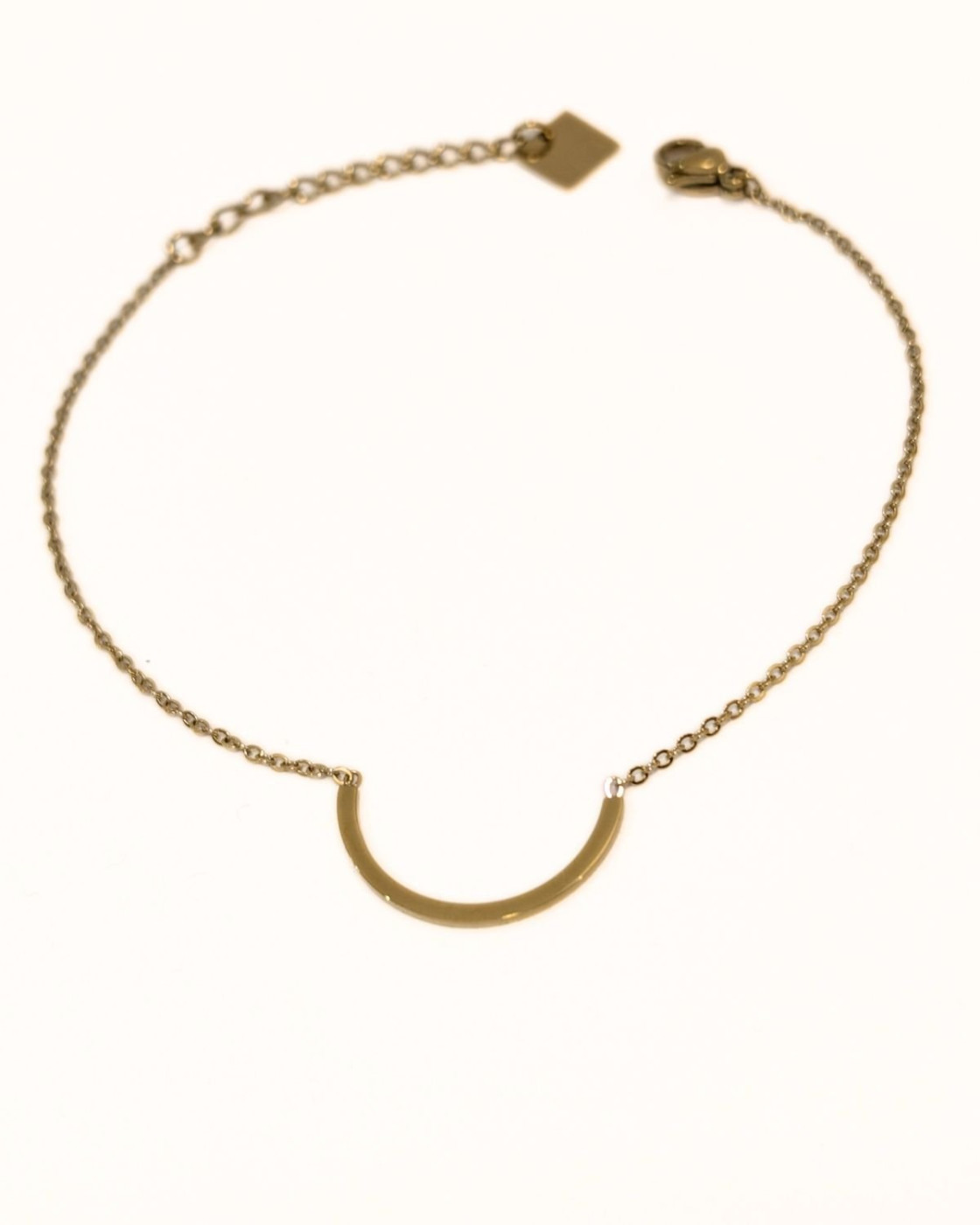 Bracelet acier doré Lazarine