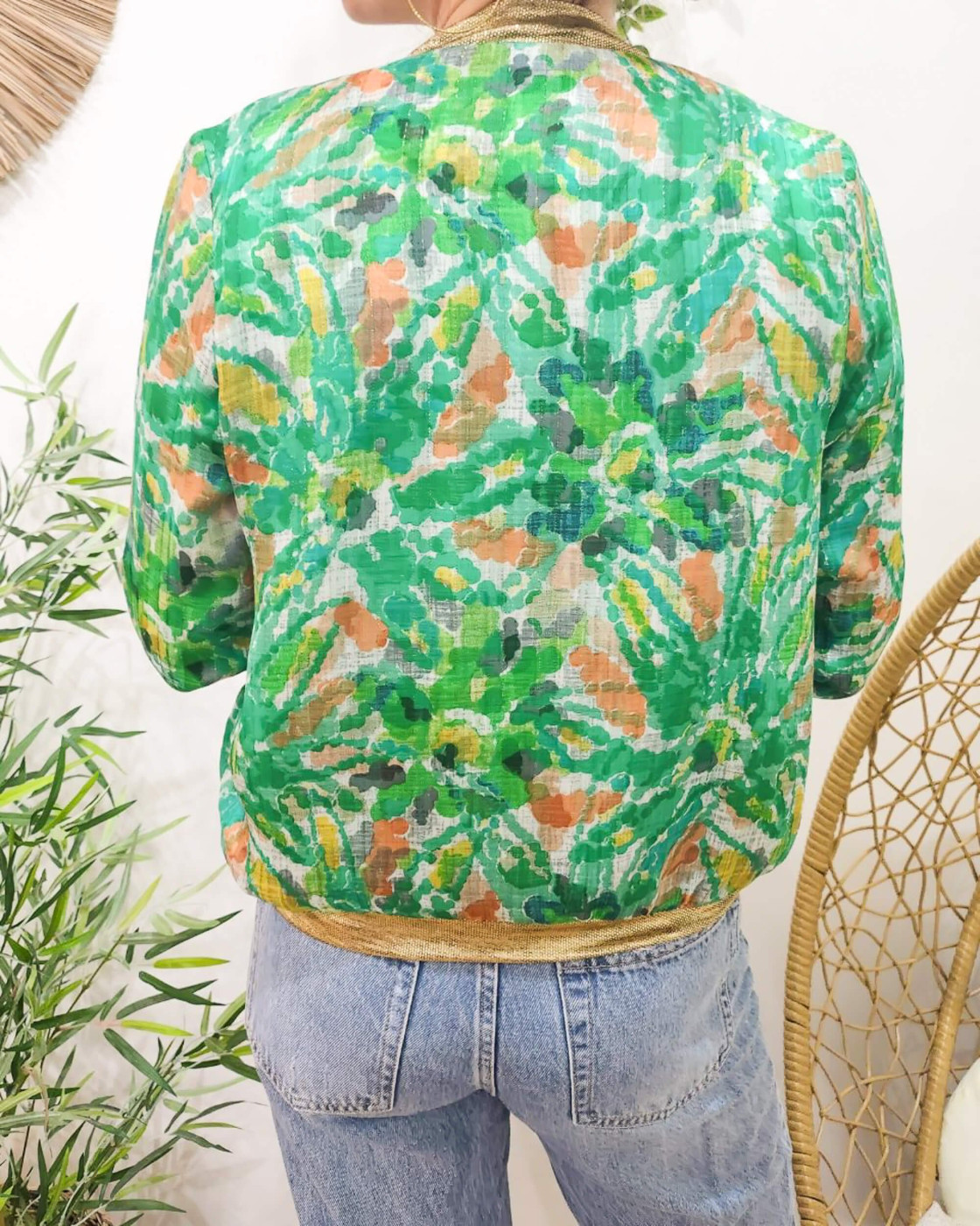 Bombers femme vert Filippa