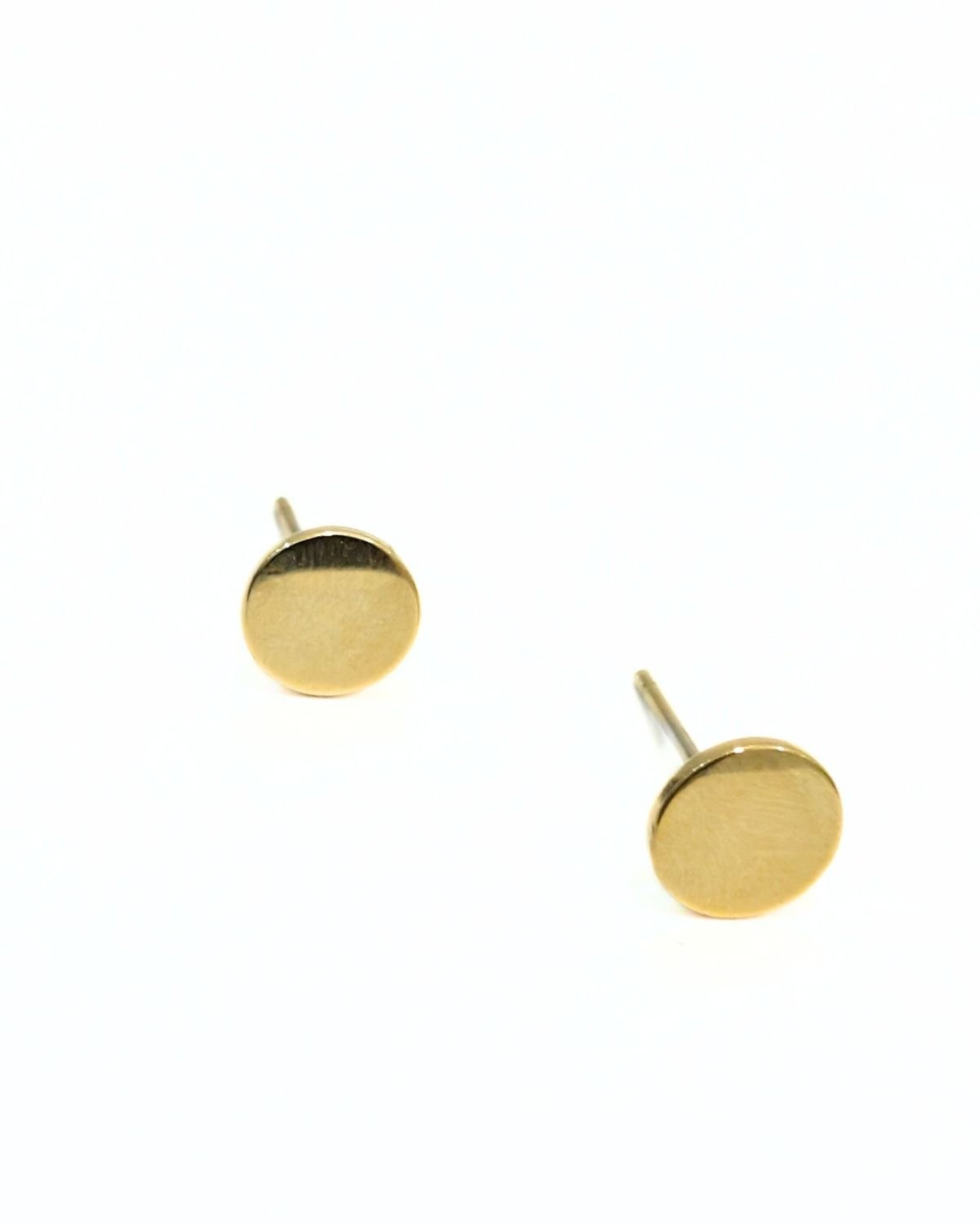 Boucles d'oreilles Acier rond-Or