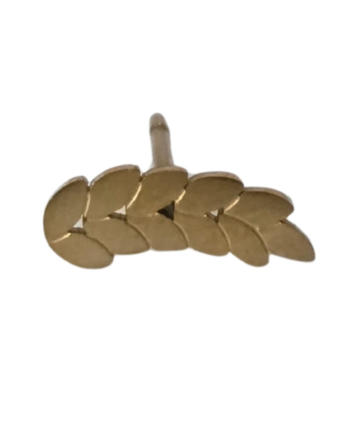 Boucle d'oreille femme épi de blé