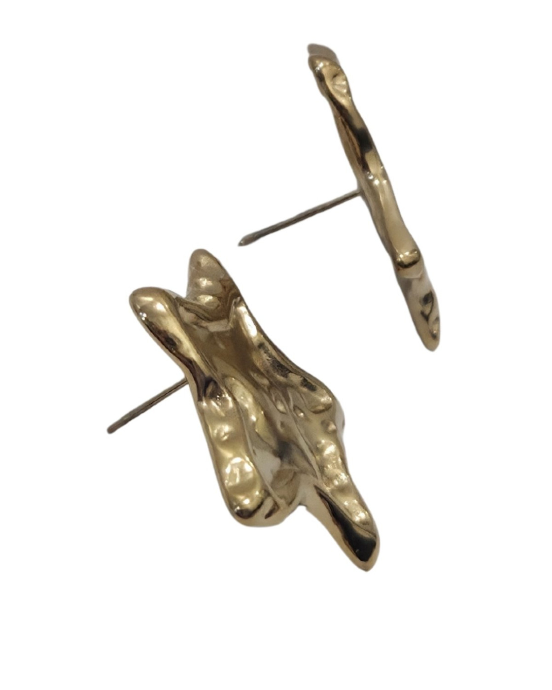 Boucles d'oreilles femme étoiles dorées