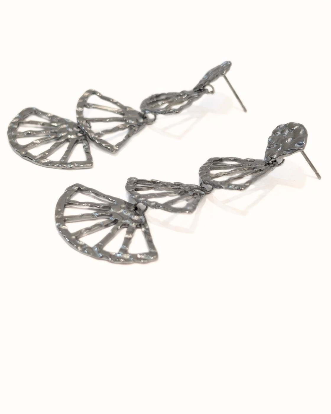 Boucles d'oreilles femme acier Liseron