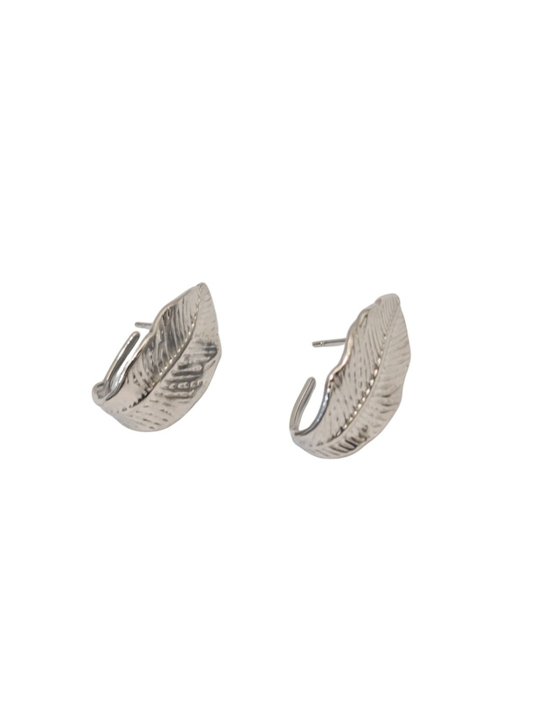 Boucles d'oreilles femme acier argent Amapola