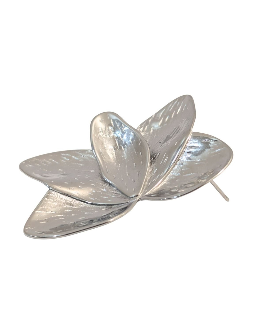 Boucles d'oreilles femme acier argent Ancolie