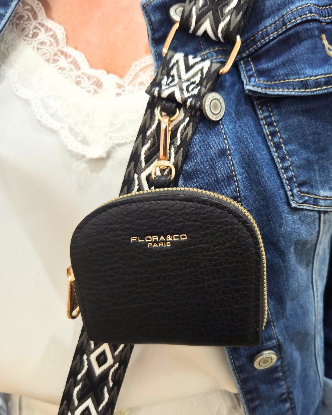 Sac à bandoulière et porte monnaie Donatella