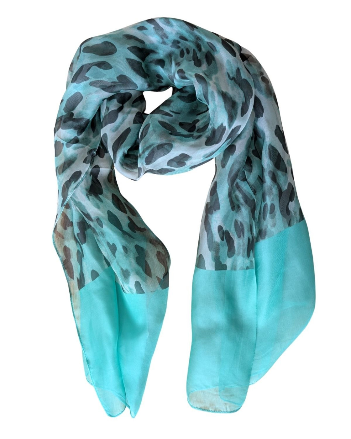 Foulard voile femme motif tacheté