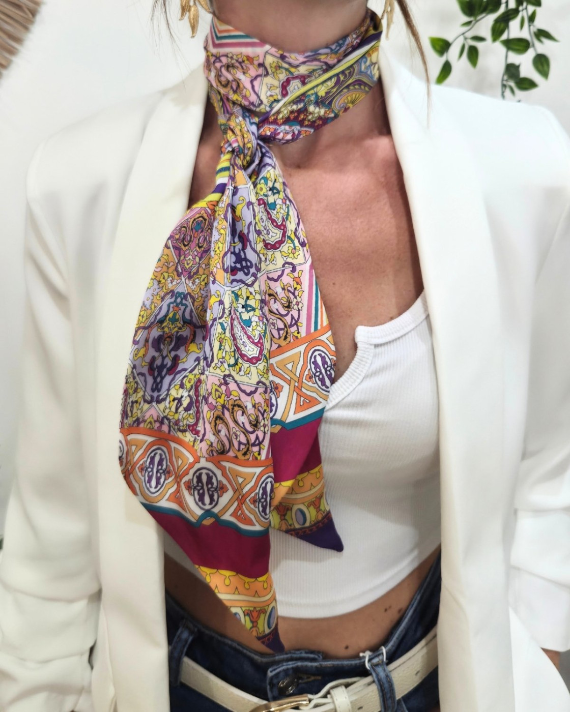 Foulard femme multicolore Azzurra
