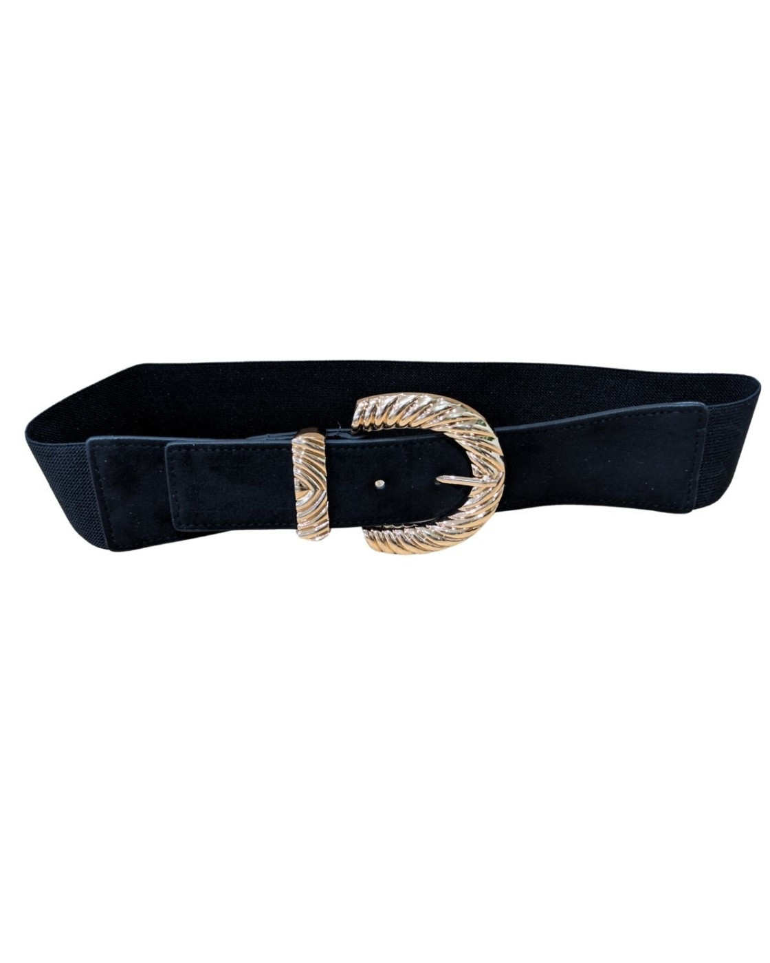 Ceinture élastique boucle dorée ciselée Hortense