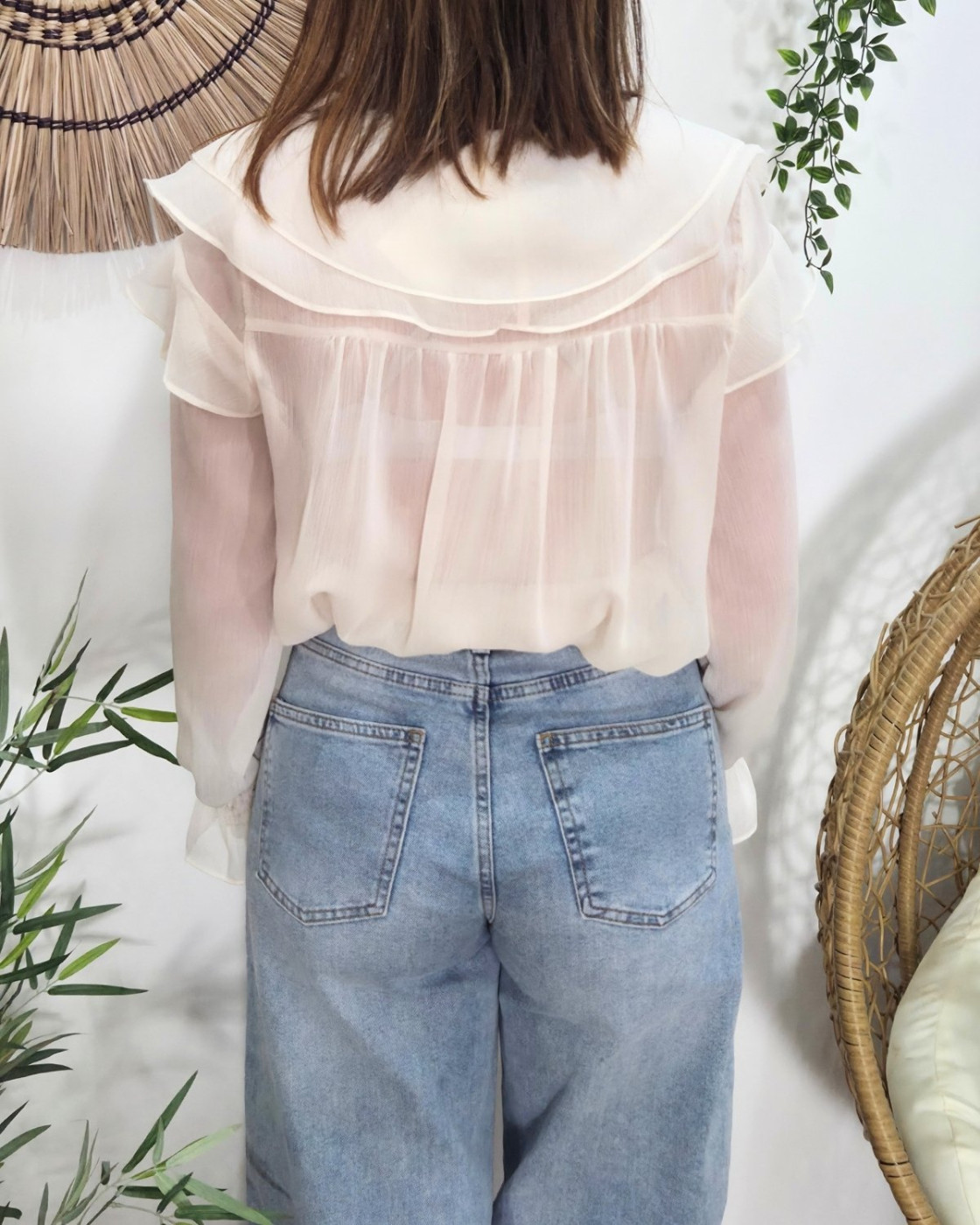 Blouse femme écrue Pya