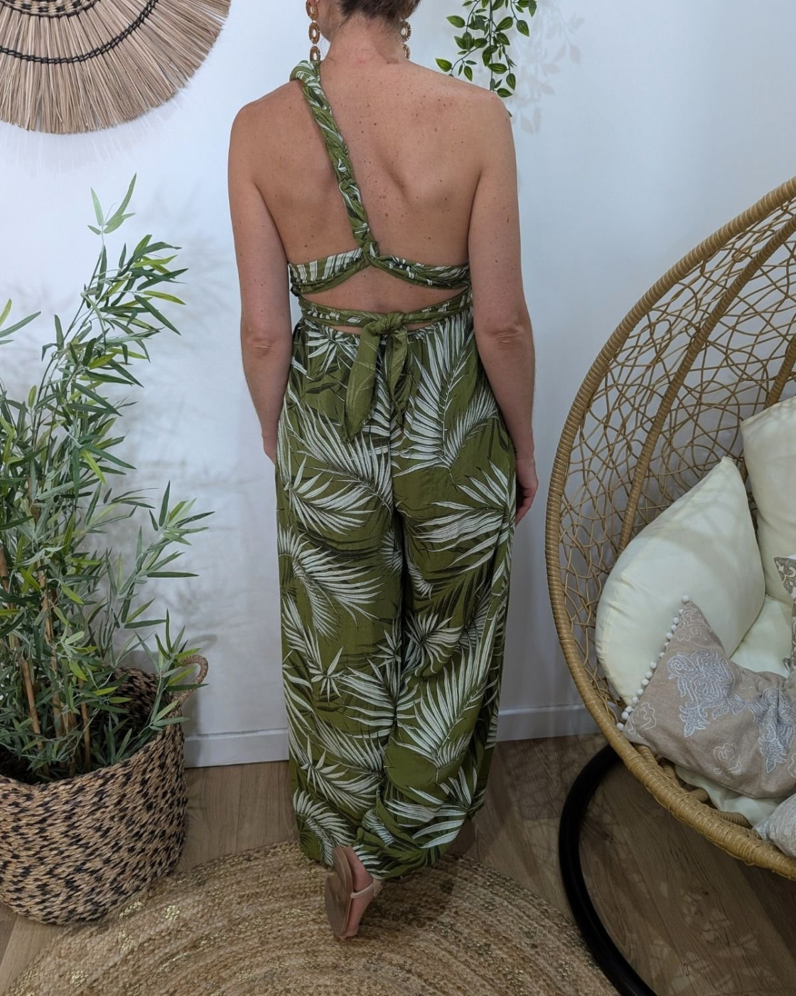 Combinaison femme feuillage Amaya