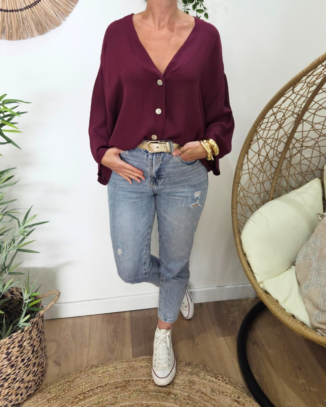 Chemisier femme fluide Chantal