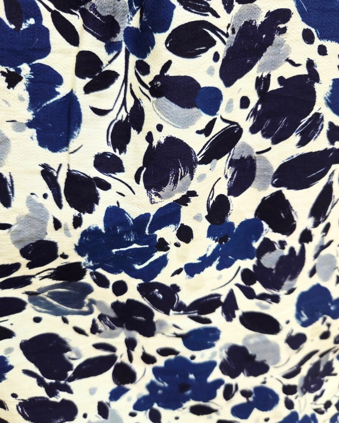 Chemisier femme beige bleu marine Aelyne