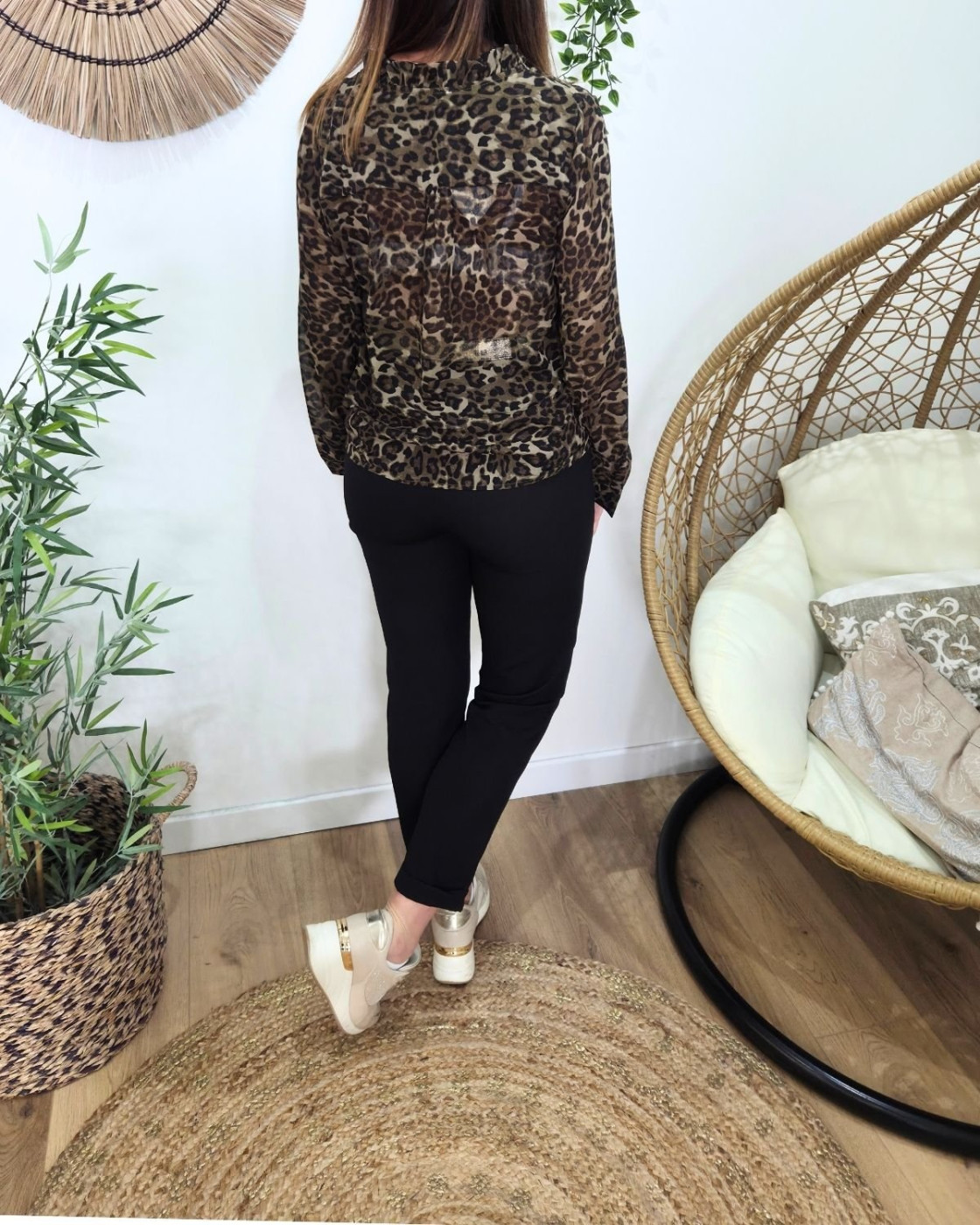 Pantalon de tailleur femme noir