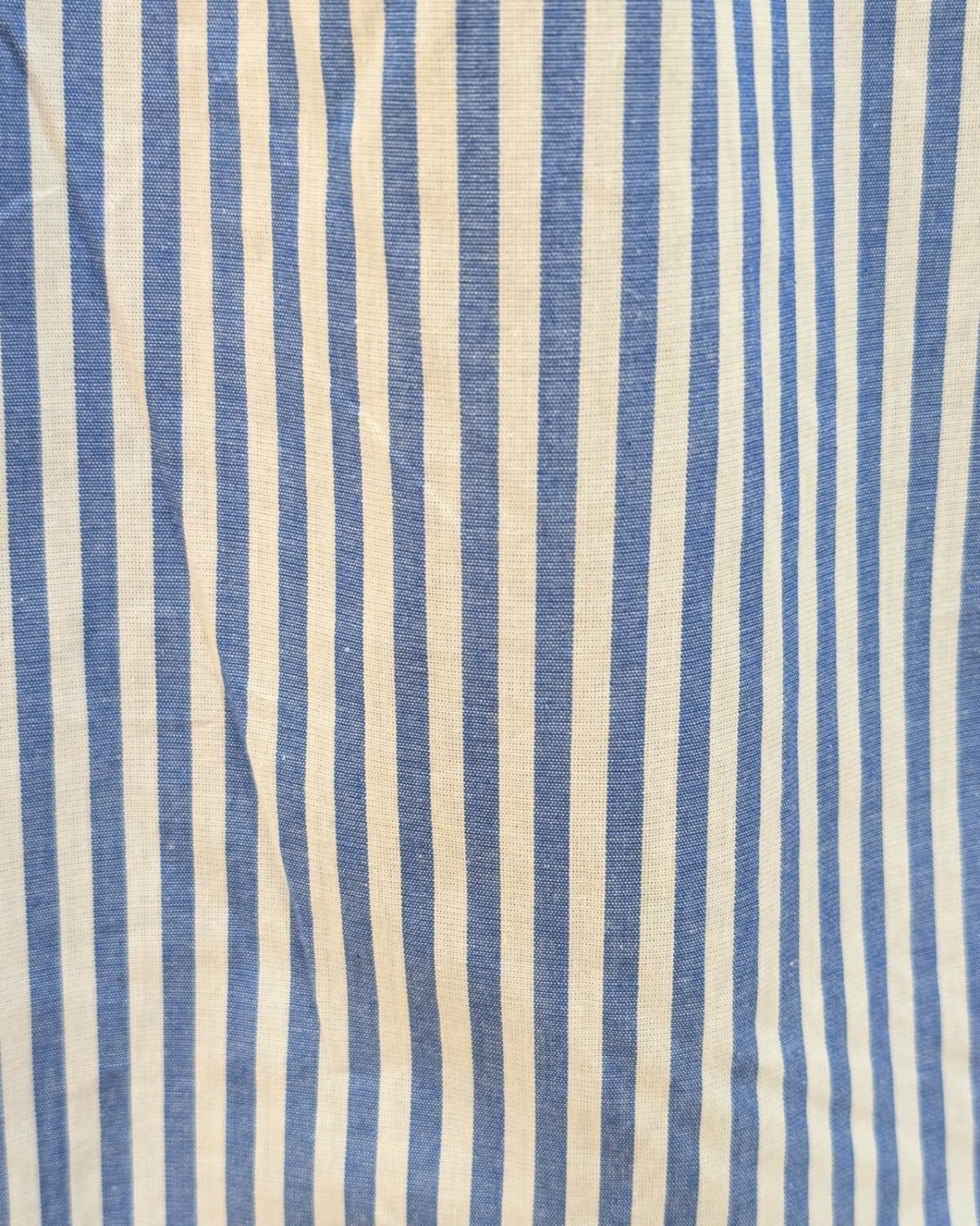 Chemisier femme rayé bleu et blanc coeur doré