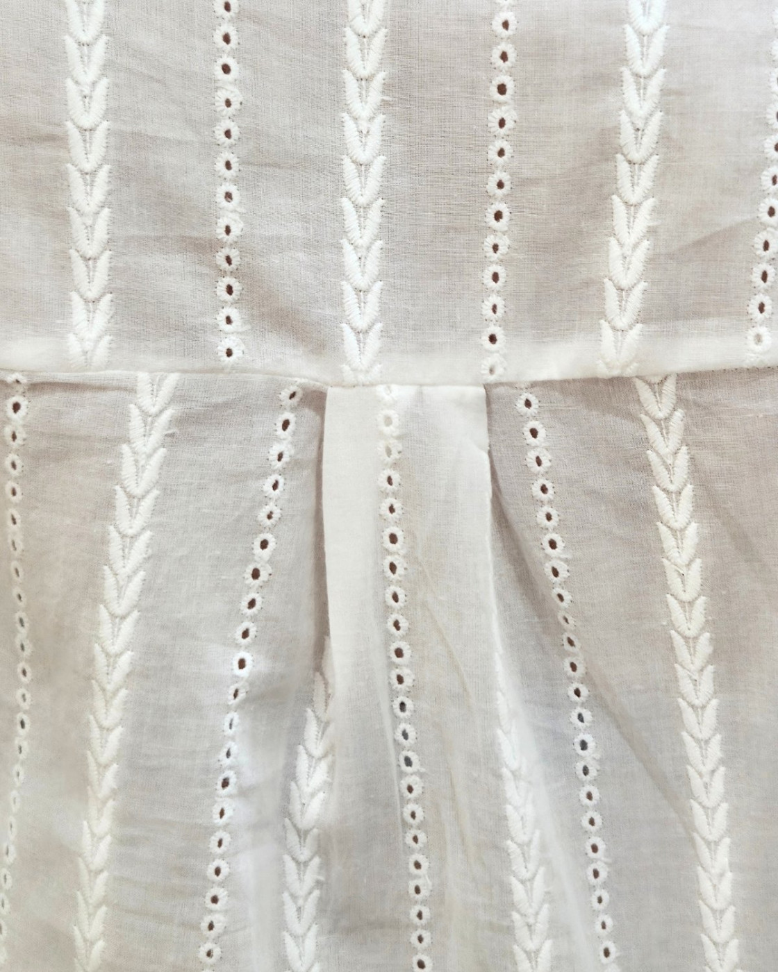 Chemisier femme blanc à broderies Elowen