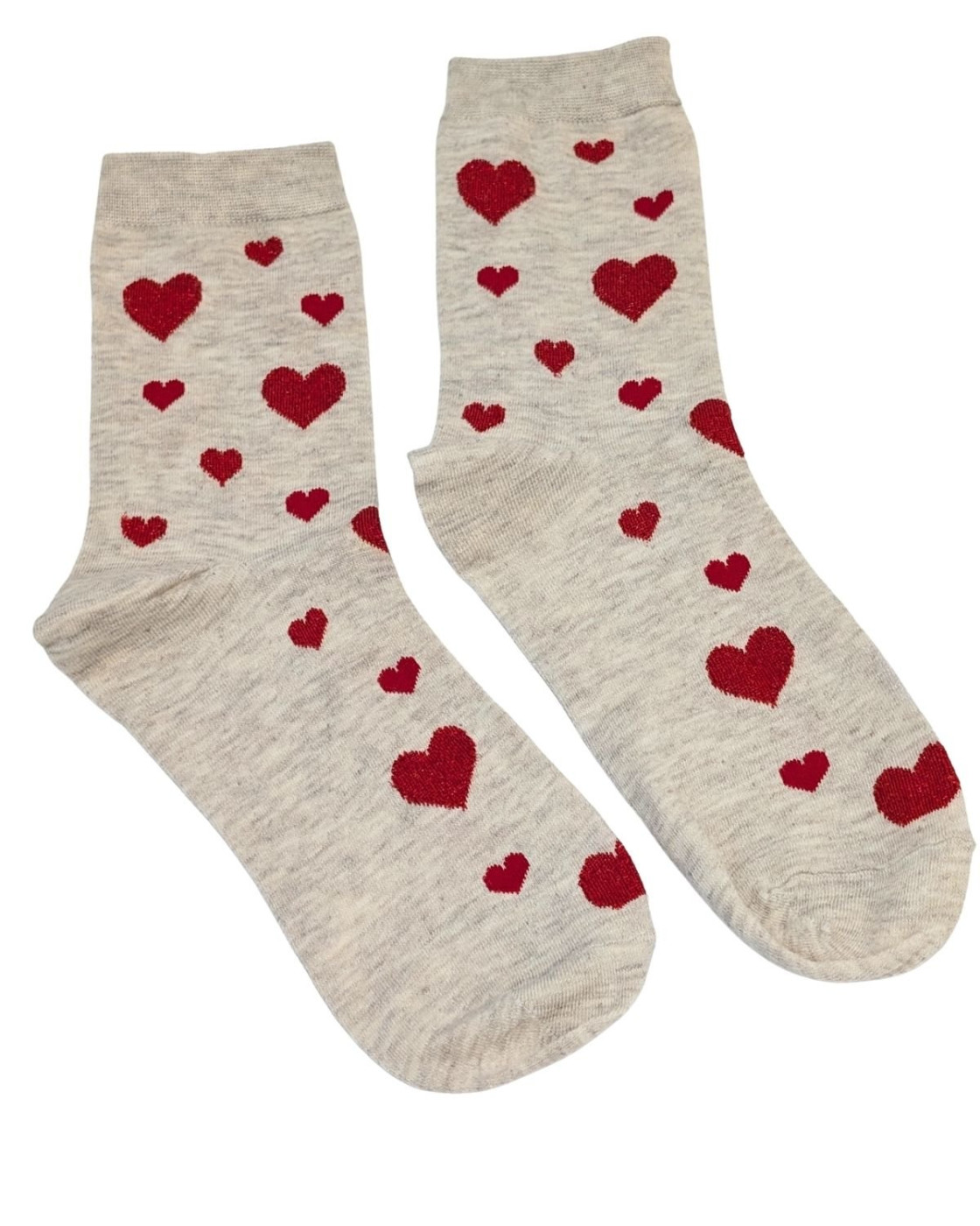 Chaussettes coeurs pailletés