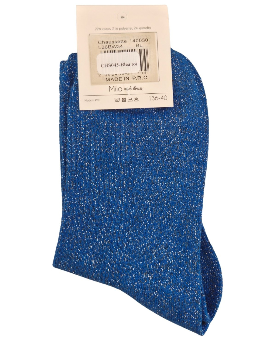 Chaussettes à paillettes MAITRESSE ICONIQUE