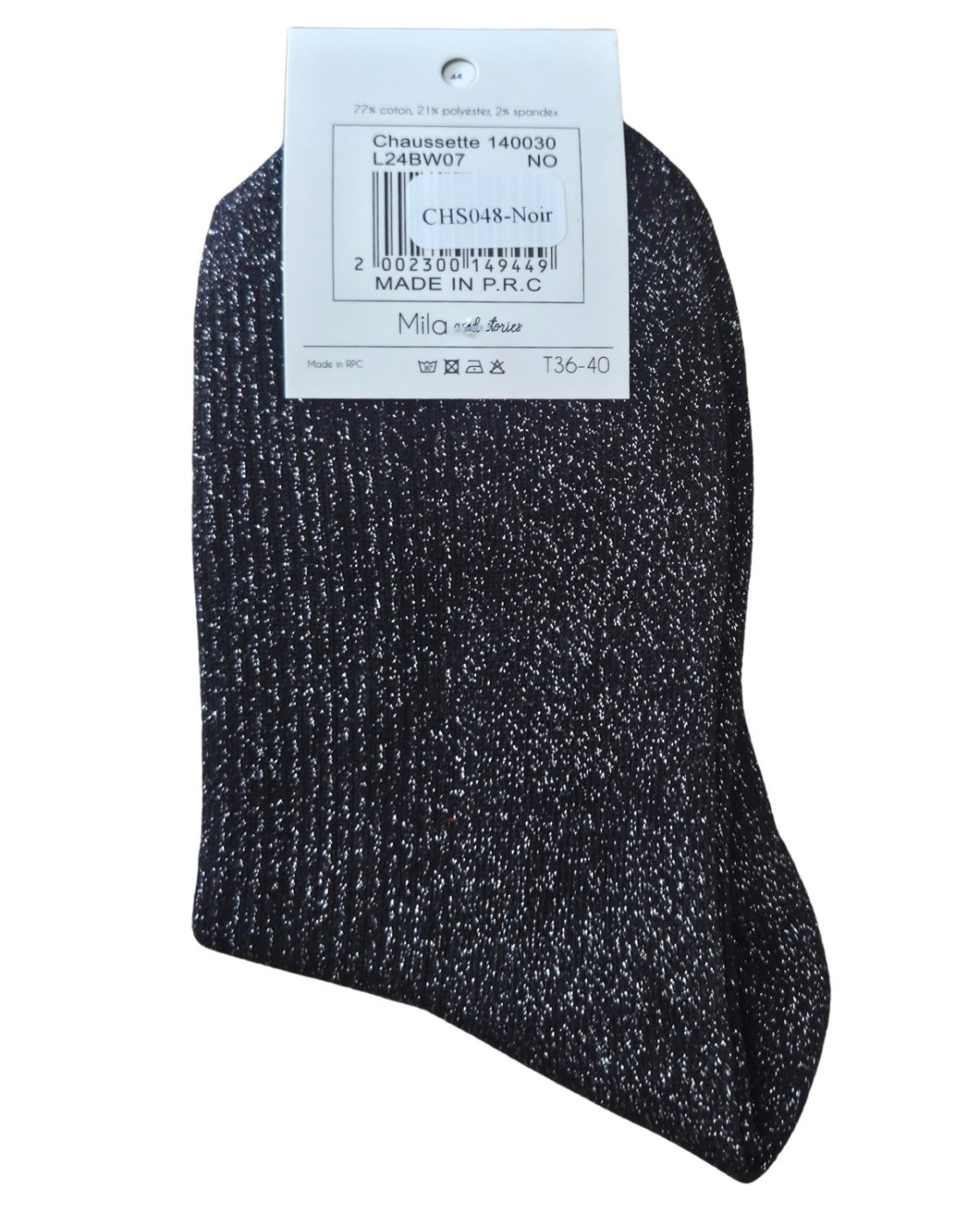 Chaussettes à paillettes MAMAN D'AMOUR
