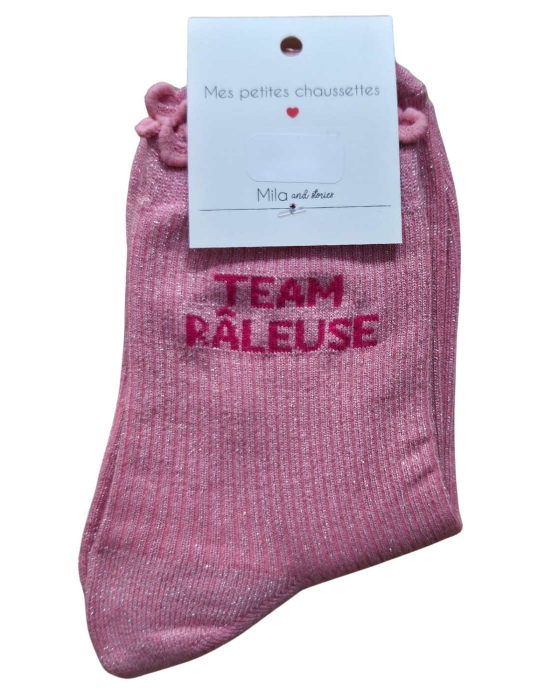 Chaussettes à paillettes TEAM RALEUSE