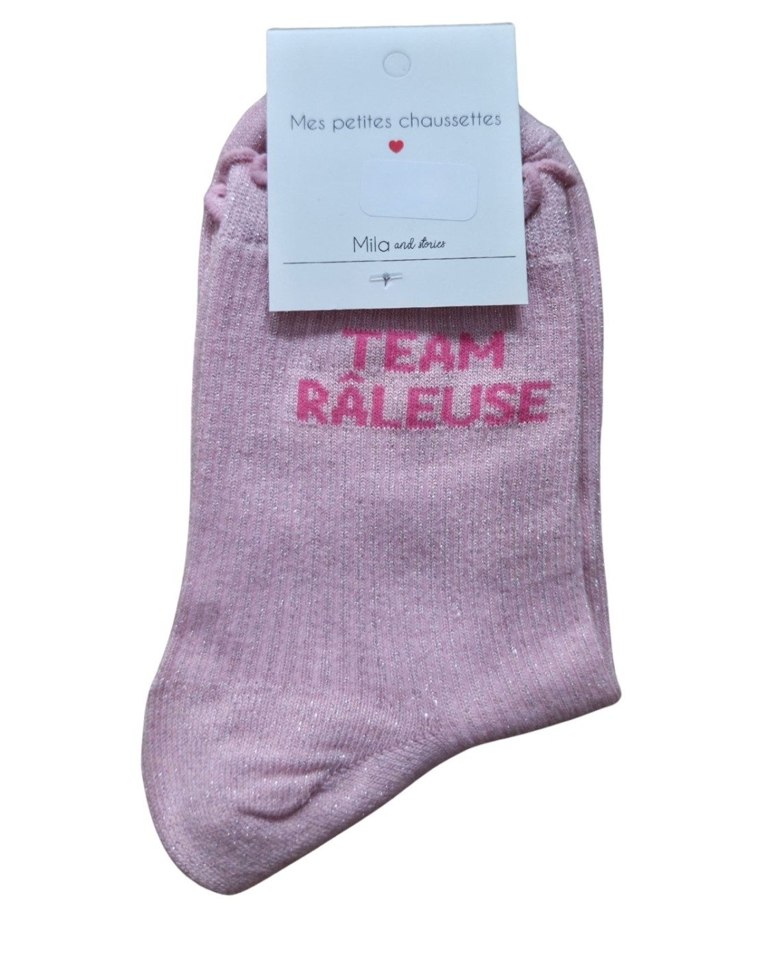 Chaussettes à paillettes TEAM RALEUSE