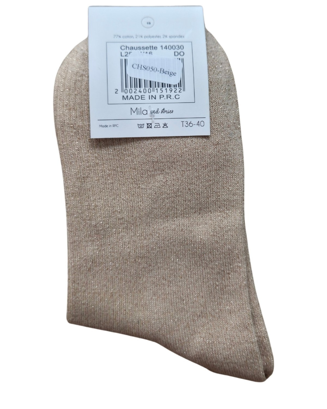 Chaussettes à paillettes PARFAITE