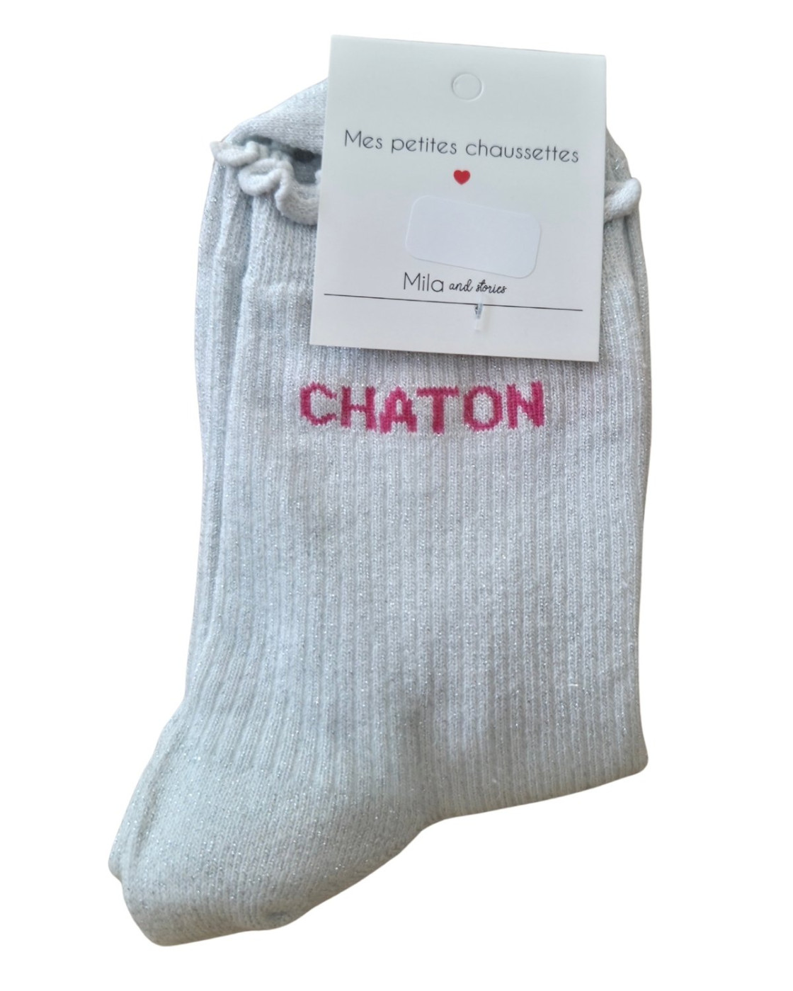 Chaussettes à paillettes CHATON