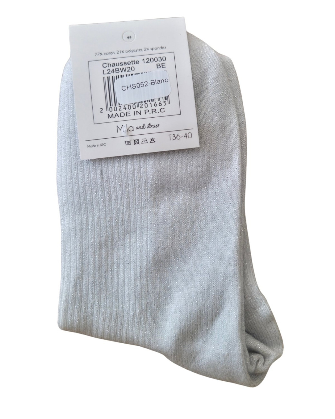 Chaussettes à paillettes CHATON