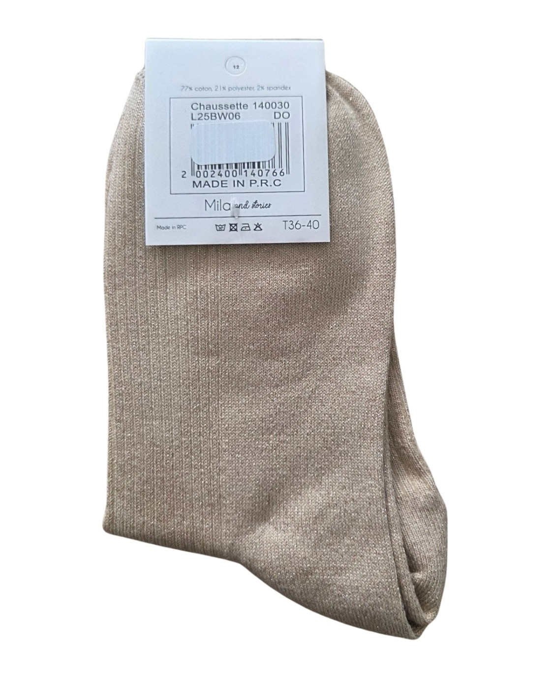 Chaussettes à paillettes JOLIE GARCE
