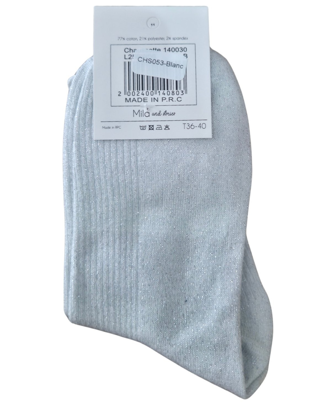 Chaussettes à paillettes JOLIE GARCE