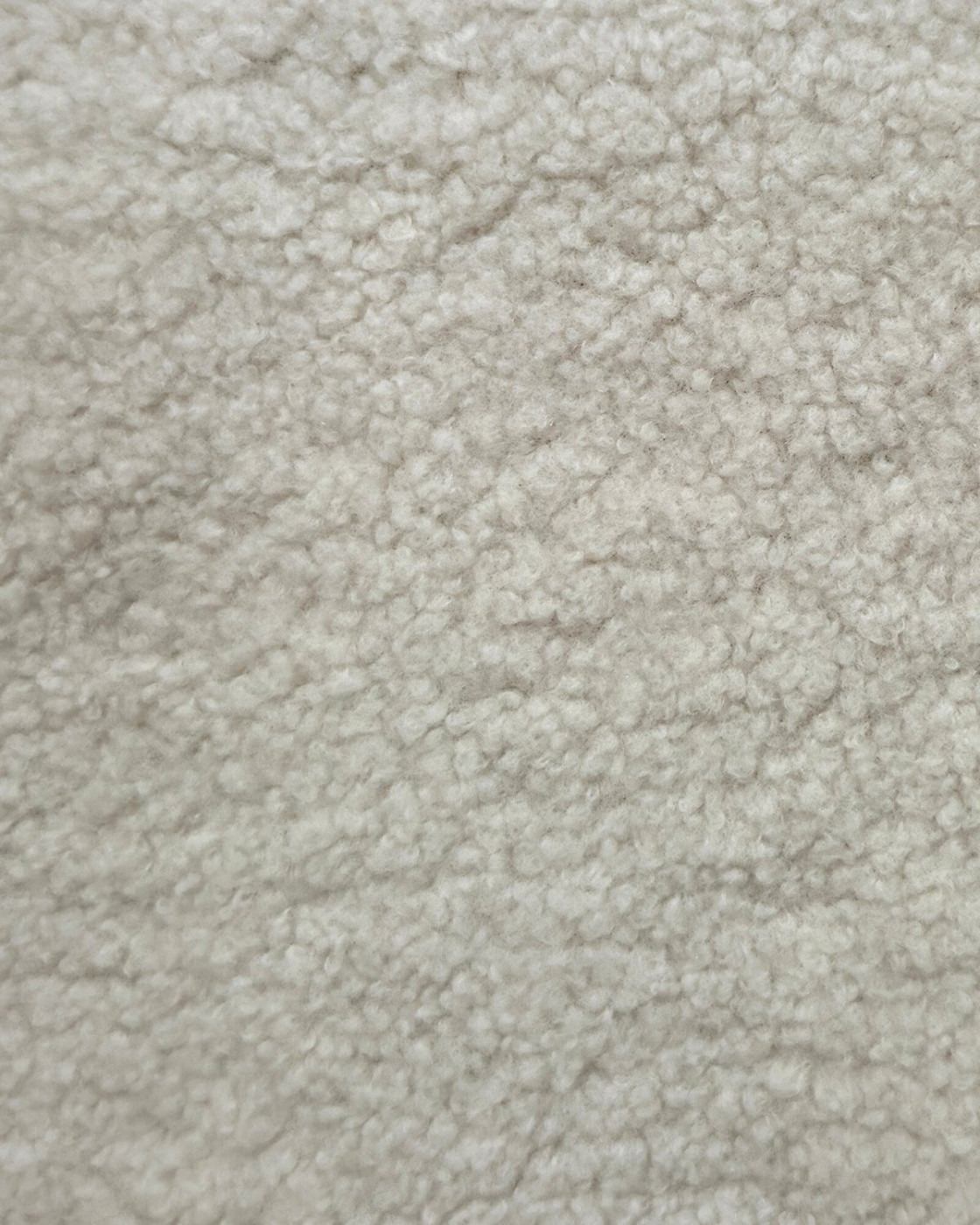 Gilet femme sans manche bouclettes beige Alya