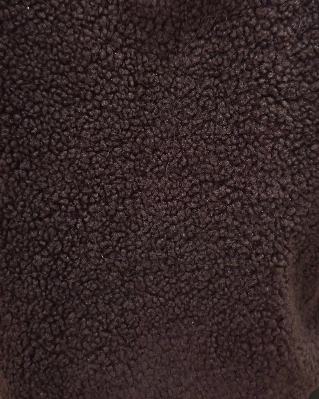 Gilet femme sans manche bouclettes choco Candice